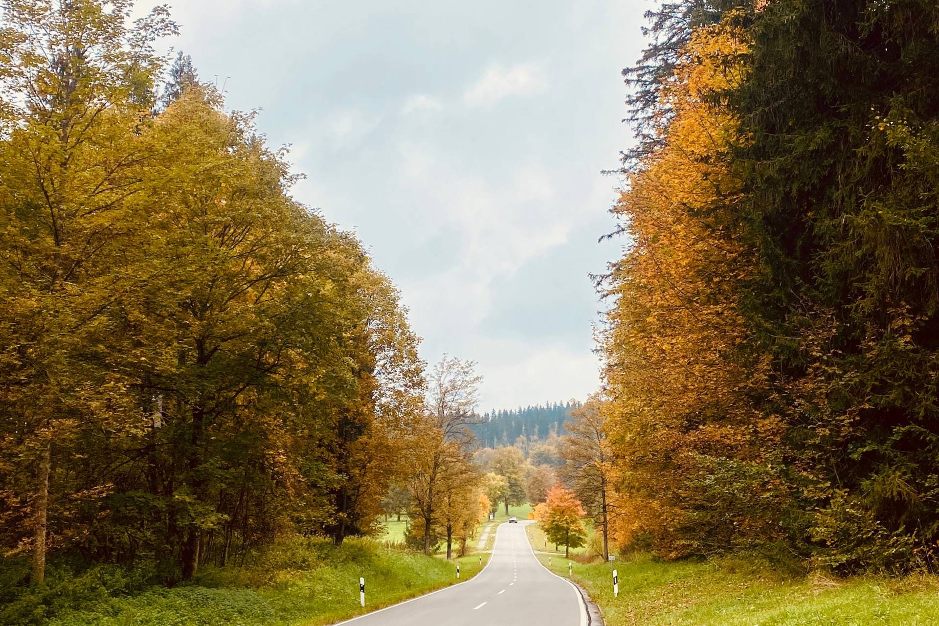 Strasse bei Steingaden, Bayern, Deutschland - angiestravelroutes.com