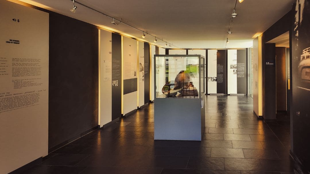 Grafeneck Memorial, Documentation Center, interior photo - angiestravelroutes.com