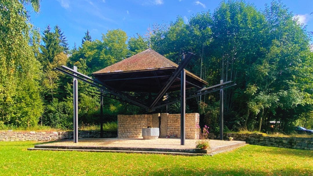 Grafeneck Memorial, open chapel - angiestravelroutes.com