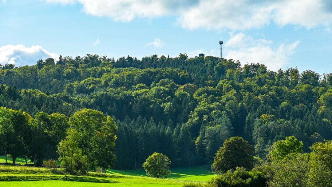 Gomadingen, Sternberg with Sternberg Tower - angiestravelroutes.com