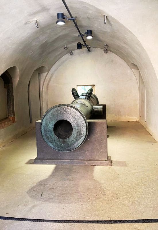 The Greif Cannon at Ehrenbreitstein Fortress in Koblenz