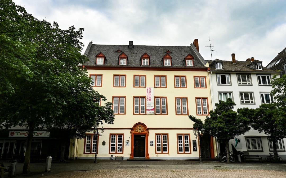 The Historic Metternich House on Münzplatz in Koblenz