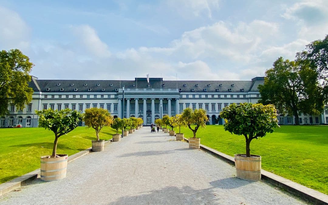 Electoral Palace on the Banks of the Rhine in Koblenz