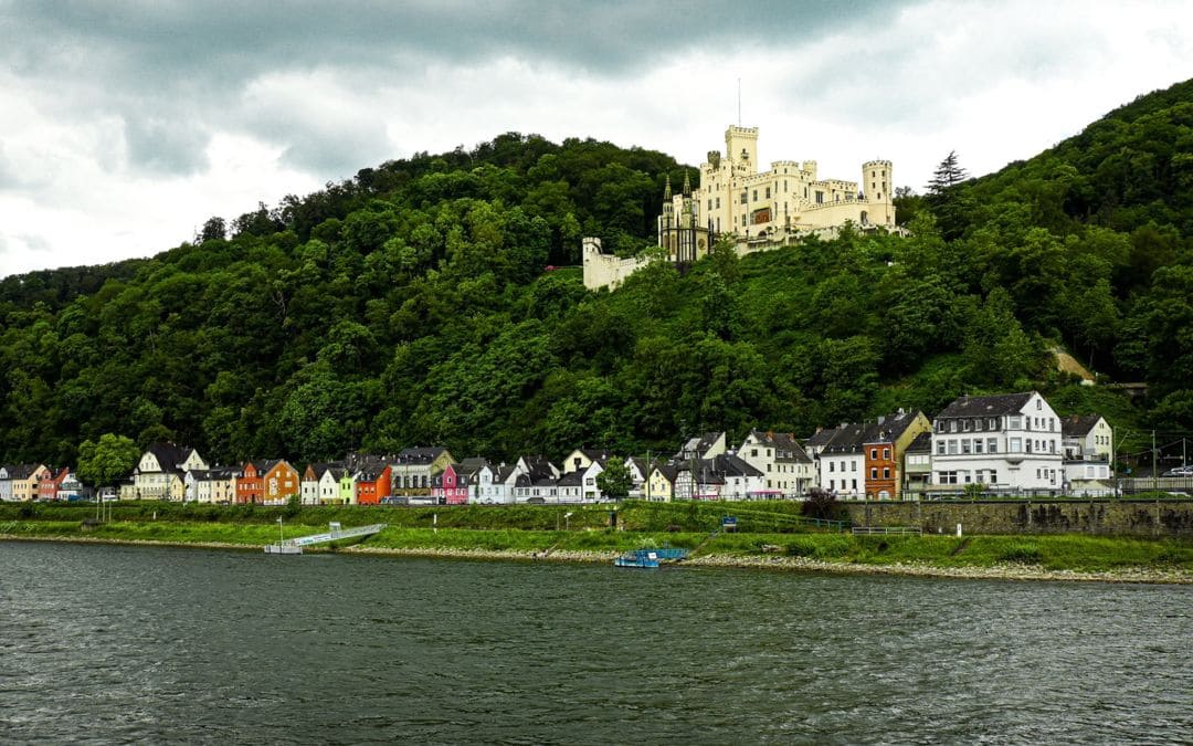 Stolzenfels Castle on the Rhine near Koblenz in the Upper Middle Rhine Valley UNESCO World Heritage Site