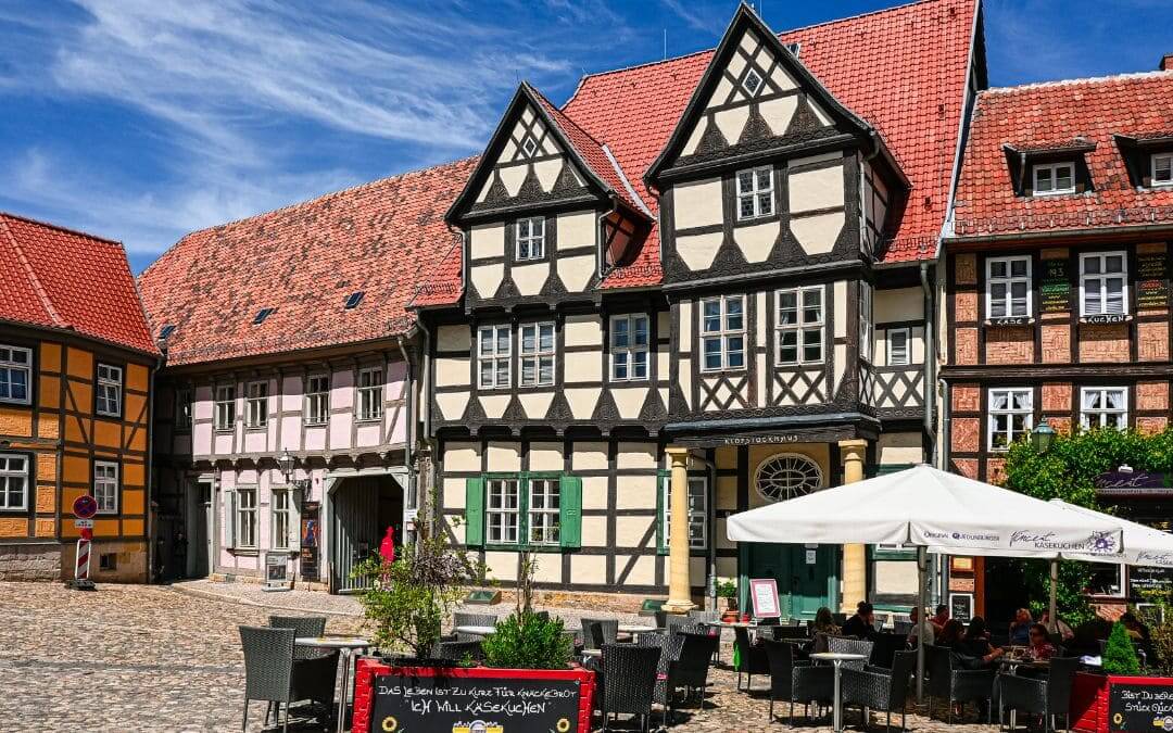 Quedlinburg - Klopstock House - next to it Café Vincent - angiestravelroutes.com