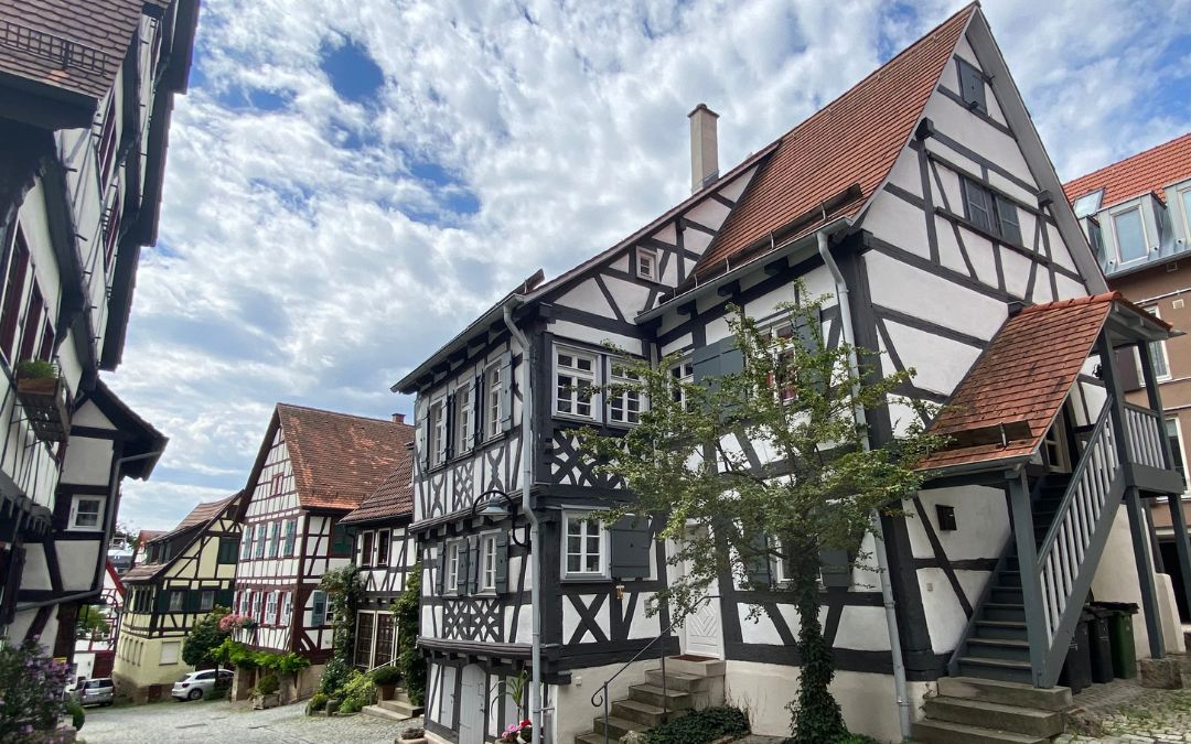 Sindelfingen - Half-timbered houses in the old town - angiestravelroutes.com