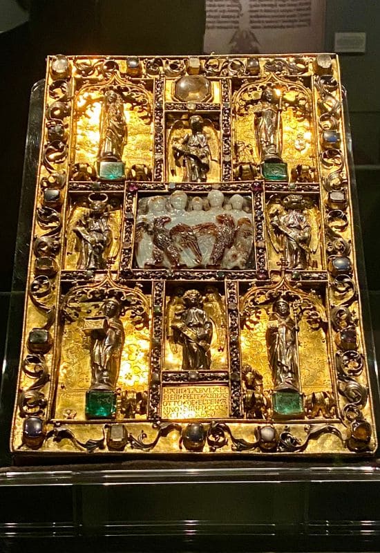Trier Treasury, gilded book cover of the Ada Gospel Book