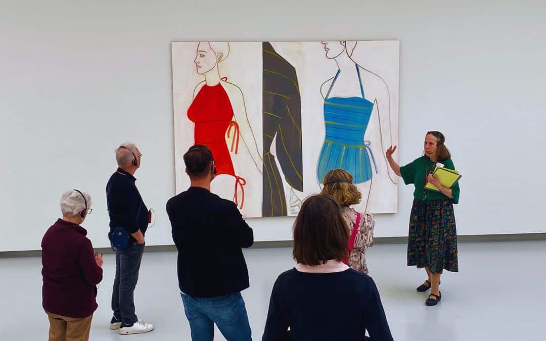 Kunsthalle Tübingen, Alex Katz "Dancing with Reality" - work from the series "Claire McCardell"