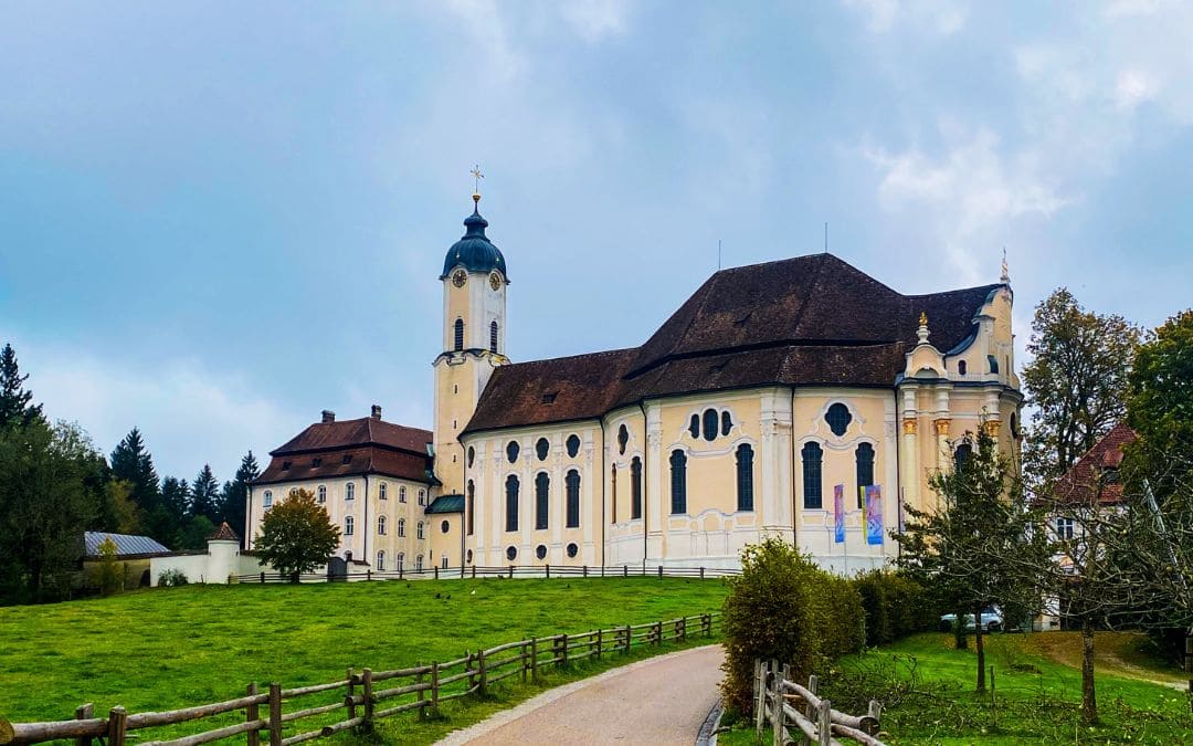 Wieskirche near Steingaden - side view